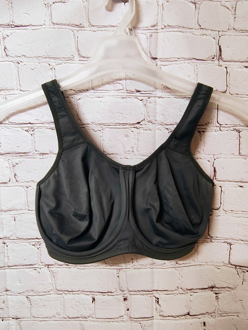 Wacoal Simone Sport Underwire Sport Dark Grey Underwire Bra 34G